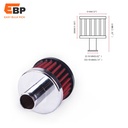 50 pcs Universal 62-1000 Steel Crankcase Breather Air Filter 3/8" Tube, 1.5" Height, 2" Diameter