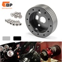 30 pcs 0.5" 1" Aluminum Steering Wheel Hub Adapter 70mm 5/6 Hole to 3 Hole Conversion Spacer