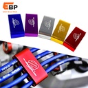 50 pcs Car Ignition Cable Clip Spark Plug Wire Separator for Vehicle Decoration, Aluminum Alloy Line Holder