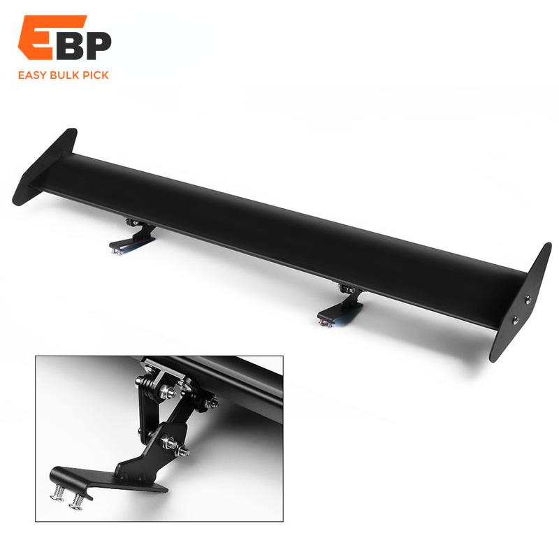 5 sets 43'' Lightweight Aluminum Rear Wing Spoiler for Hatchbacks - Drill-Free Installation, Single Layer Design