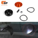 50 pcs Aluminum Rear Wiper Delete Cap Kit for Honda Civic, Acura RSX, BMW 3 Series E46/5, Mazda Speed 3