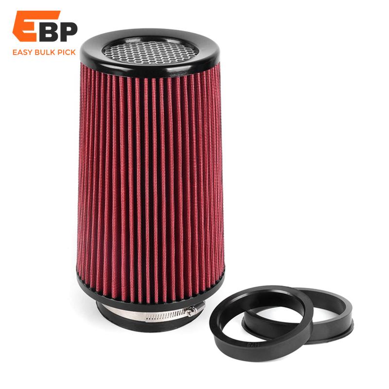 10 pcs High Flow Car Air Filter Modification for Cold Air Intake - 101mm, 76mm, 89mm, Mushroom Style Purification Pipe