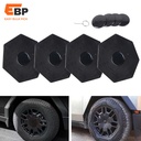 5 sets 4PCS Carbon Fiber Wheel Center Hub Caps for Tesla Cybertruck Full Coverage Decorative Covers