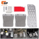 10 pcs Aluminum Anti-Slip Racing Pedals Set for Honda Accord Civic CRX Del Sol - Accelerator, Brake, and Clutch Pedals