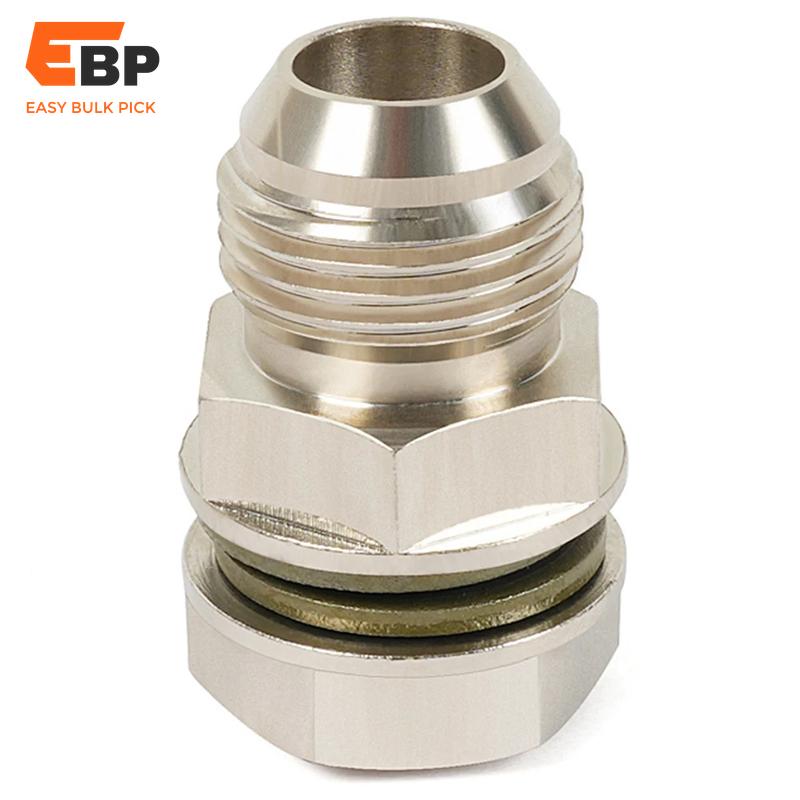 30 pcs 10AN to M18x1.5mm Oil Return Drain Plug Adapter for Turbo Oil Pan - Carbon Steel Fittings for Cars and Trucks