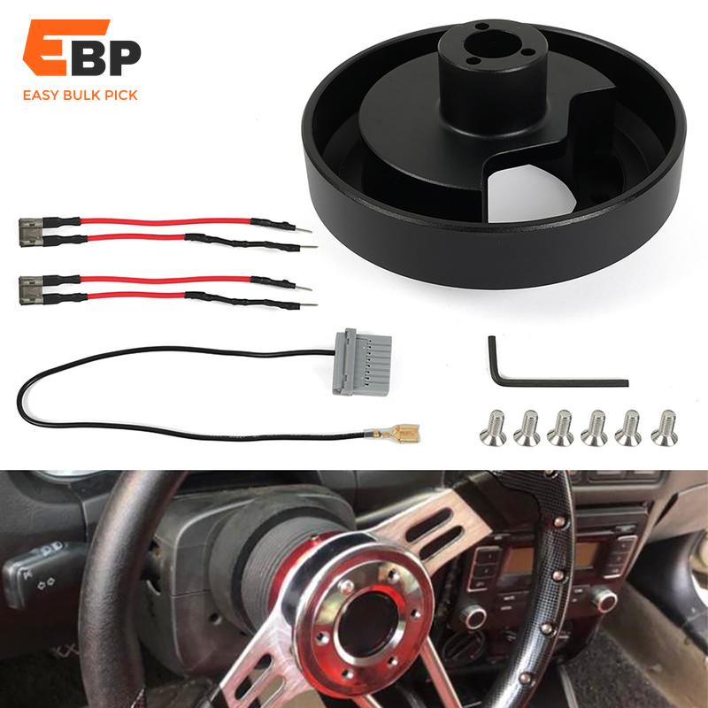 5 pcs Steering Wheel Short Hub Adapter for Infiniti G35 G37 and Nissan 350Z 370Z Versa Cube Amada - 6 Hole Auto Accessories