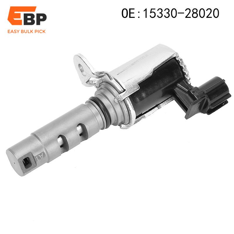 10 pcs Variable Valve Timing Solenoid 15330-28020 Compatible with Toyota Camry Corolla Highlander RAV4 Matrix Solara Scion TC XB Lexus HS250H