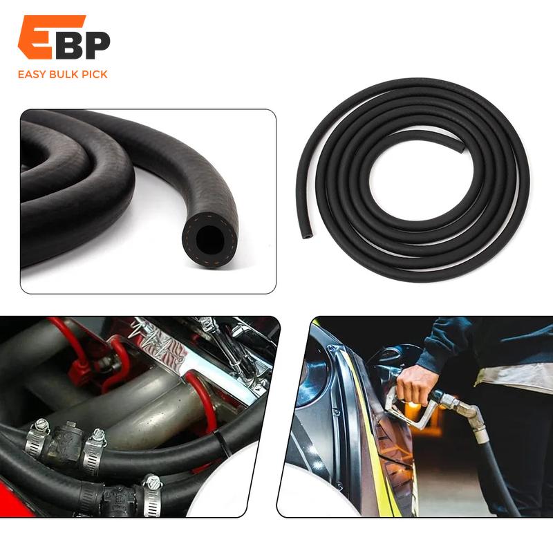 20 pcs Automotive NBR Fuel Hose for Small Engines - Heat and Cold Resistant, Available in 1/2'', 1/4'', 3/8'', 5/8'', and 5/16'' ID