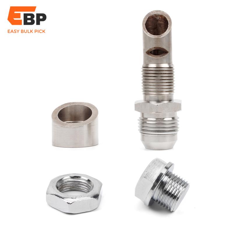 20 sets Stainless Steel E-VAC Scavenger Kit for Exhaust System with M18x1.5 Fitting and AN10 Connector