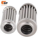 100 pcs 44MM 58MM Fuel Filter Element 60 Micron Ethanol Compatible Mesh for AN6/AN8/AN10 Filters