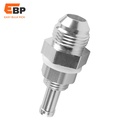 50 pcs AN8 Flare Bulkhead Connector to 3/8" Fuel Tank Fitting Aluminum Alloy Silver Adapter for Fuel Tanks and Batteries
