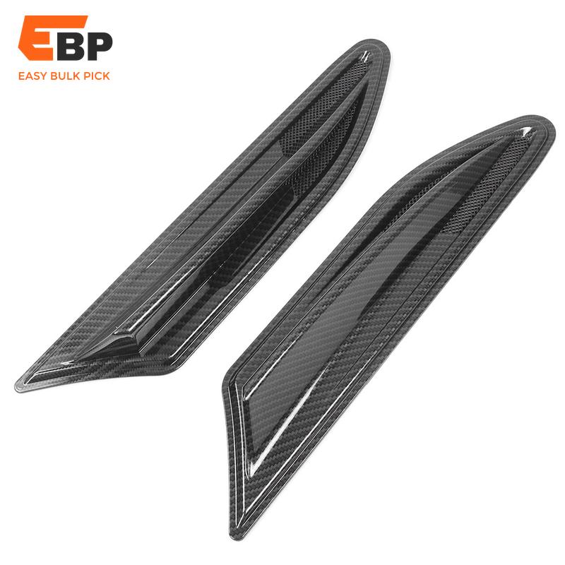 10 pcs Universal Carbon Fiber Pattern Fender Decorative Stickers for Car Modification RS-LKT057