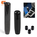15 pcs 13-18cm Carbon Fiber Gear Shift Knob for Manual & Automatic Transmission - Compatible with Honda and Toyota