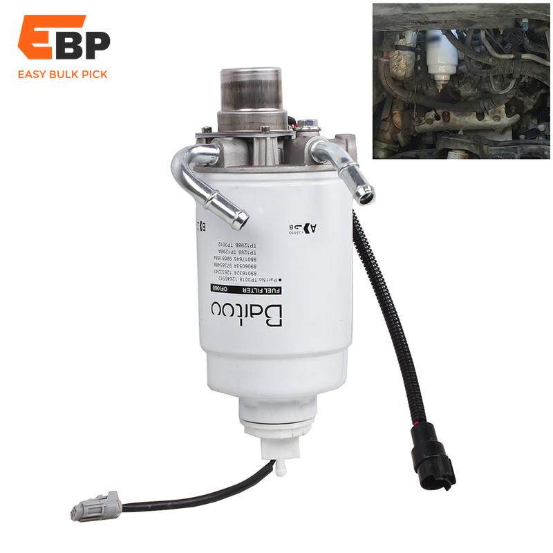 5 pcs Chevy Silverado 12642623 Diesel Fuel Filter Assembly for Duramax 6.6L V8 and Sierra 2500HD with Fuel Pump and Water Sensor