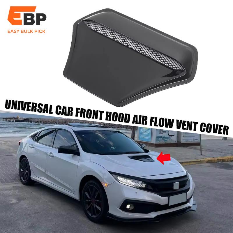 10 pcs Universal Carbon Fiber Style Front Hood Air Vent Cover for BMW E60 E36 F10 F30 Golf 5 6 7 Fiat 500 Peugeot 206 Mitsubishi Outlander Audi A4 B8