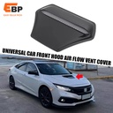 10 pcs Universal Carbon Fiber Style Front Hood Air Vent Cover for BMW E60 E36 F10 F30 Golf 5 6 7 Fiat 500 Peugeot 206 Mitsubishi Outlander Audi A4 B8