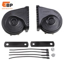 10 pairs 12V High and Low Snail Horn for Car and Motorcycle - Whistle Horn (2 Sets)