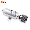 10 pcs Universal AN10 Aluminum Oil Catch Can 750ml with Dual Port Breather Filter Kit for Engine Fuel Tank OCC034