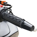 10 pcs 12V Electric Heating Handlebar Cover with Temperature Control, Waterproof Anti-Vibration Design, Quick Heating for Motorcycle, 5 Gears Adjustable Warm Grip