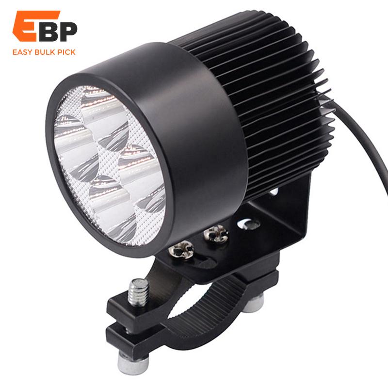 20 pcs 20W High Power LED Motorcycle Headlight, Ultra Bright 2000LM Spot Light for Bikes, Electric Cars, and Hurcycles