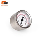 50 pcs 1/8 NPT Thread Fuel Pressure Gauge - No Liquid - 0-140 PSI Oil Pressure Regulator for Vehicle Retrofit Parts CAP012