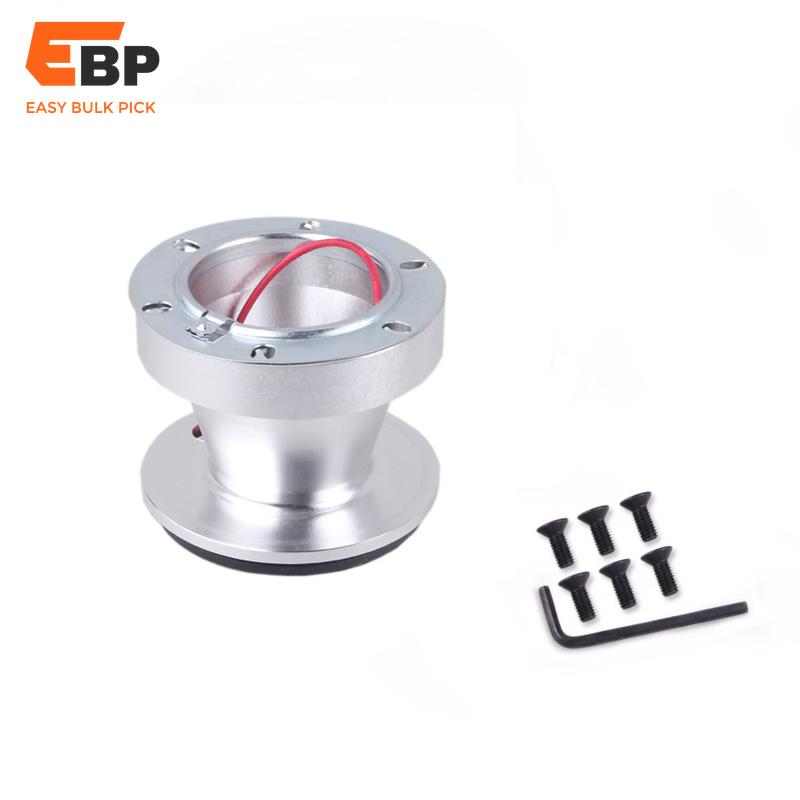 10 pcs Aluminum Steering Wheel Hub Adapter Snap Off Kit for Volkswagen Santana Vista RS-QR023