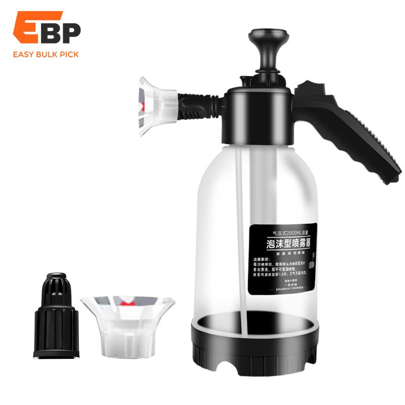10 pcs 2L Hand Press Car Washing Foam Sprayer for Household Use - Multi-Purpose Watering Can for Vehicles and Garden