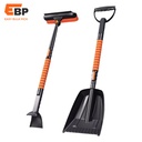 10 pcs 3-in-1 Snow Removal Tool Kit for Cars - Ice Scraper, Brush, and Shovel Combo for Winter Vehicle Cleaning