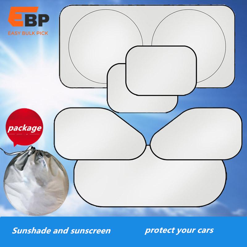 20 sets Car Summer Windshield Sunshade Foldable Front Window Sunscreen Cooling Cover UV Protection Set