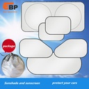 20 sets Car Summer Windshield Sunshade Foldable Front Window Sunscreen Cooling Cover UV Protection Set