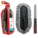 15 pcs Gray Car Wash Mop with Chenille Handle, Retractable Nano Fiber Dusting Brush for Exterior Cleaning Tools