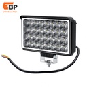 10 pcs Adjustable 4-Inch High Brightness LED Work Light - 5000-6500K Spot Lamp for Off-Road and Automotive Use