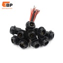 50 sets 10 Pieces T10 5050 W5W Pre-wired Adapter Socket Connector for Motorcycle and Electric Vehicle Dashboard Lights