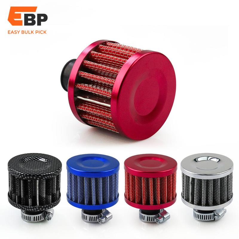 50 pcs Universal 12mm Mushroom Head Air Filter for Motorcycle Intake - High Flow Zero Resistance for Yamaha XVS 650 Dragstar and More
