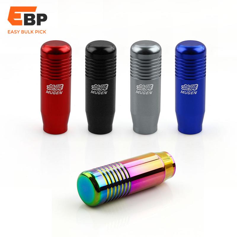 25 pcs Mugen Aluminum Gear Shift Knob 8.5cm Manual Transmission Racing Knob for Honda with RS-SFN016 Logo