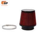 10 pcs Universal 76MM/100MM High Flow Car Cold Air Intake Mushroom Head Air Filter for Modified Vehicles