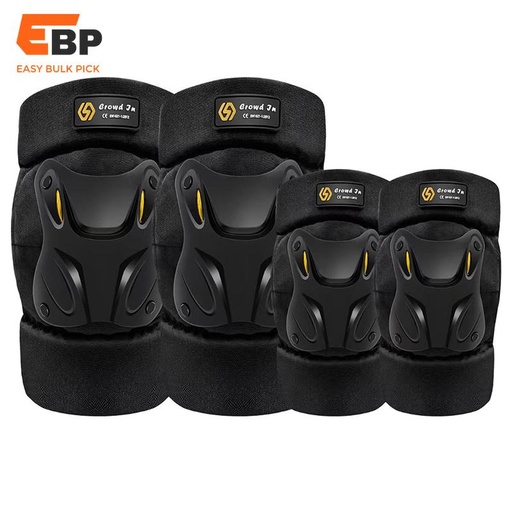 15 pcs Adjustable Full Set of Motorcycle Protective Knee and Elbow Pads for Outdoor Sports and Racing Comfort
