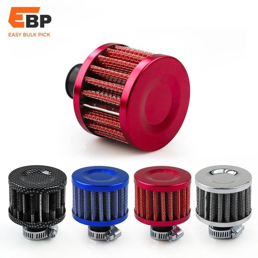 50 pcs Universal 12mm Mushroom Head Air Filter for Motorcycle Intake - High Flow Zero Resistance for Yamaha XVS 650 Dragstar and More