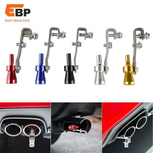 30 pcs Universal Turbo Sound Whistle Exhaust Pipe Simulator for Cars and Motorcycles - Vehicle Modification Accessory
