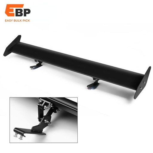 5 sets 43'' Lightweight Aluminum Rear Wing Spoiler for Hatchbacks - Drill-Free Installation, Single Layer Design