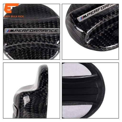 25 pcs Carbon Fiber Fuel Tank Cap Trim Cover for BMW Models E90 E92 G30 F20 F21 F30 F32 F34 F80 F82 G80 G82 G83 G87 M3 M4 M Performance Decoration автомобили