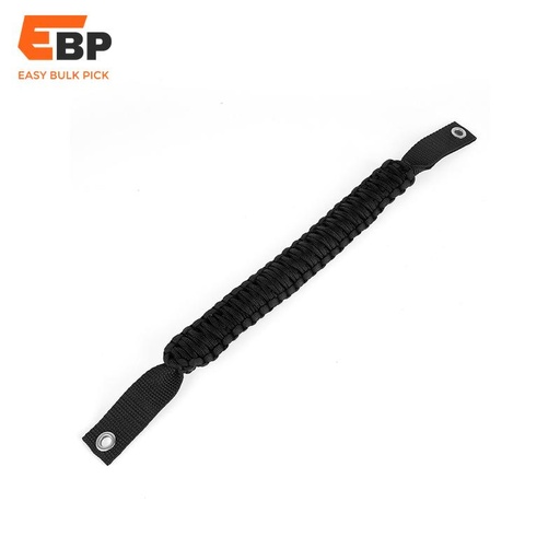100 pcs Car Roof Grab Handle - Anti-Slip Paracord Strap for Jeep Wrangler & Ford Bronco, Rear Door Top Armrests, BAG107