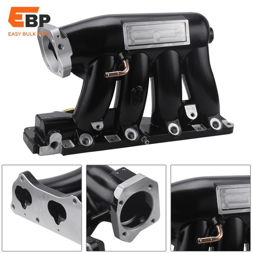 2 pcs K24A2 K20Z3 Intake Manifold with Throttle Body and TPS Sensor for Honda Civic 2006-2011, Acura TSX 2004-2008, RS-THB004 Performance Upgrade