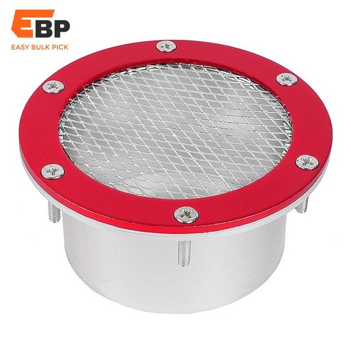 20 pcs 3" Aluminum Air Duct Grille Vent Cover 76mm Cold Air Intake for Supercharger and Air Filter OFI102