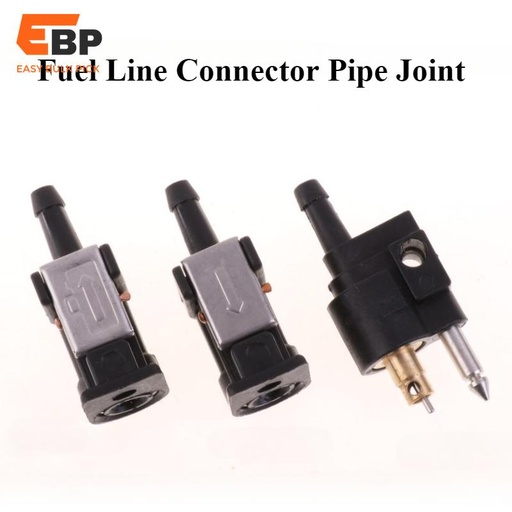 100 pcs 1/4" 6mm Male to 5/16" 8mm Female Fuel Hose Adapter Pipe Connector for Yamaha Outboard Motor Boat Accessories