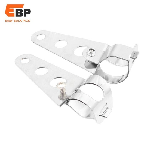 100 Pairs High Quality Aluminum Motorcycle Headlight Bracket for Retro Modification, Compatible with Honda CB, Magna, Rebel, Easy Installation by DHL or FedEx