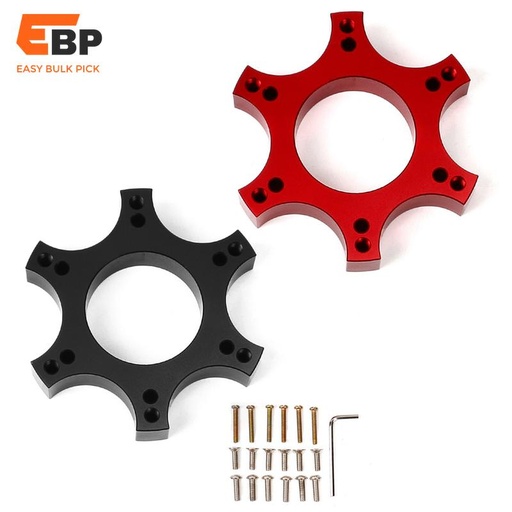 20 sets 70MM Aluminum Wheel Spacer Adapter Plate Upgrade for Thrustmaster T300RS Steering Wheel Base with Free Shipping