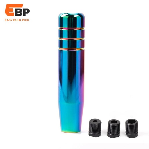 20 pcs Universal 18cm Extended Aluminum Gear Shift Knob for Manual Transmission - Compatible with Honda, BMW, Toyota and More