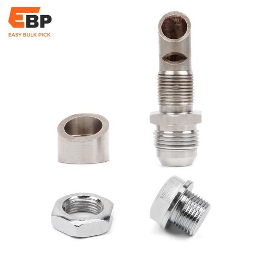 20 sets Stainless Steel E-VAC Scavenger Kit for Exhaust System with M18x1.5 Fitting and AN10 Connector