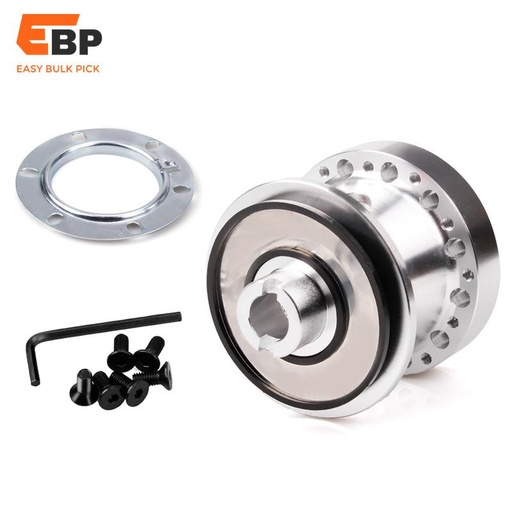 10 pcs Aluminum Steering Wheel Hub Adapter Compatible with Honda Civic EK EG 96-11 RS-QR014-EK